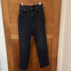 H&M Women's Black Straight Leg Jeans